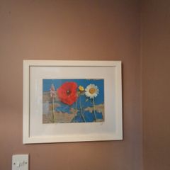 'Wild Flowers on a Blue Boat'