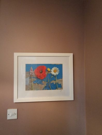 'Wild Flowers on a Blue Boat'