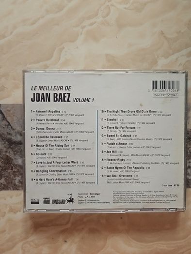 Joan Baez CD - Le Meilleur De Joan Baez Vol.1