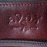 Large classic sturdy Vintage brown Leather hand Bag ADAX Image 5