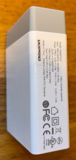 Macally Type C Power Adapter