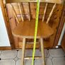 Pair of Rubberwood Bar Stools in Very Good Condition Image 3