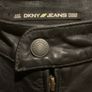 DKNY Genuine Mens Biker Leather Jacket Size L Image 4