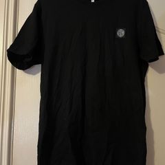 Black Stone Island Slim Fit T Shirt Size Large