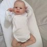 Reborn Baby Dolls 17 Inch Silicone Baby Dolls That Look Real Soft Cloth Body Preemie Babies Realsitic Newborn Baby Dolls (FREE POSTAGE) Image 2