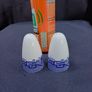 Churchill Willow Pattern Edging Salt and Pepper shakers Image 3