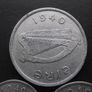 1940 Irish Republic. Set of 3 Silver Coins: Half Crown&Florin&Shilling Image 4