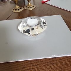 Tealight holder glass crystal