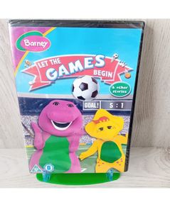 Barney Let The Games Begin Dvd - New Factory Sealed - Rare Retro 2006 Kids