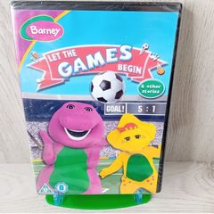 Barney Let The Games Begin Dvd - New Factory Sealed - Rare Retro 2006 Kids