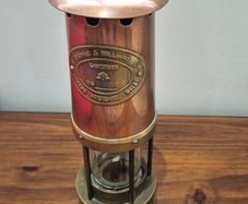 Vintage E. Thomas & Williams Welsh Miners Safety Lamp 1981
