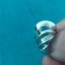Solid Sterling silver Bombe ring Image 9