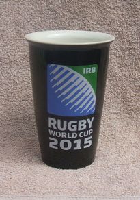 RUGBY WORLD CUP 2015 (hosted by England) - an ALL BLACKS merchandise ceramic mug