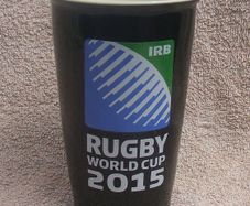 RUGBY WORLD CUP 2015 (hosted by England) - an ALL BLACKS merchandise ceramic mug