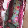 Irregular choice funky velvet bow shoes 4 4.5 wine kitten heel Image 3