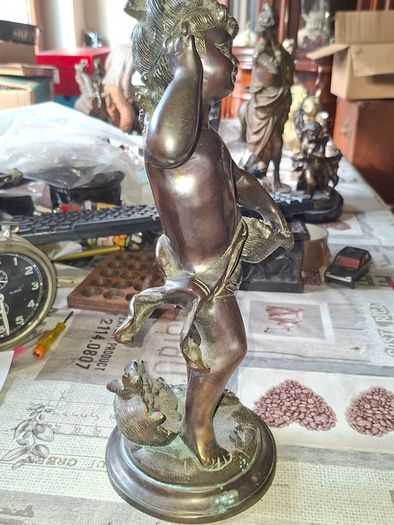Very Large Heavy 19th Century French Bronze Sculpture by the renowned artist Auguste Moreau 1834 to 1917, Postage Available or Collection