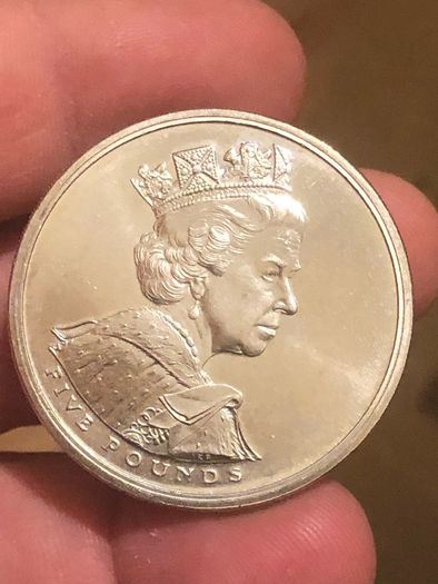 2002 Proof 5 Pound