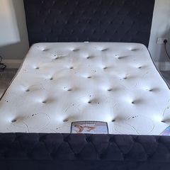 king bed with mattress