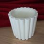 Modern Fluted Makeup Brush Holder / Vanity Organizer (Matte Finish) Image 2