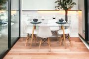 Nordic Dining Set 4 chairs white . Perfect Gift