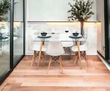 Nordic Dining Set 4 chairs white . Perfect Gift