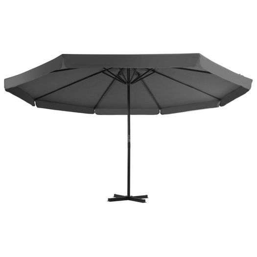 Outdoor Umbrella with Portable Base Anthracite
