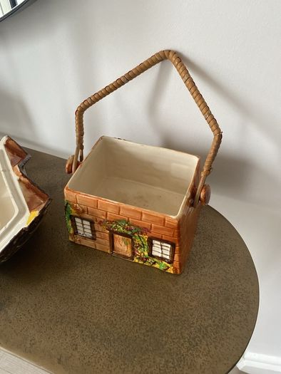 Antique Kensington China Biscuit Barrell