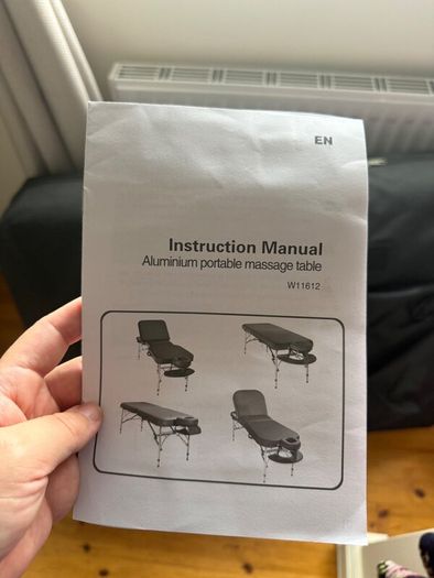 Portable massage couch