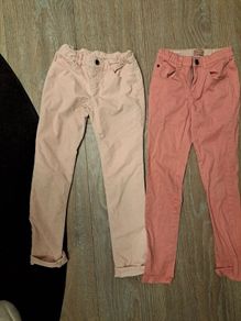 Mango Gap pink girls jeans 9-10