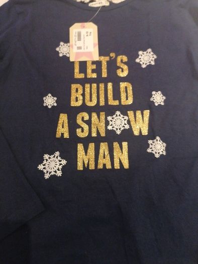 girls Christmas top bnwt