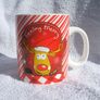FEELING MERRY (Primark Home, Pennys) - a very large Christmas themed porcelain mug  (excellent unused condition) Image 3