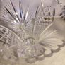 Rare find Bohemian Crystal Vase Large Flared Vase Pedestal Footed 20 CM.Tall Vintage Vase Image 7