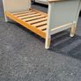 Timber solid frame single bed Image 2