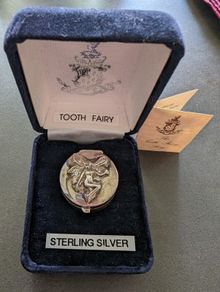 Antiques silver box for Tooth Fairy