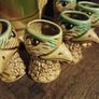 Vintage Ceramic Eagle Liquor Bottle Image 2