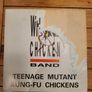The Whole Chicken Band Teenage Mutant Kung Fu Chickens 7 inch single Harmac 1985 Image 2