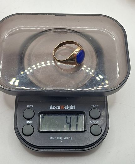 9ct lapis lazuli ring