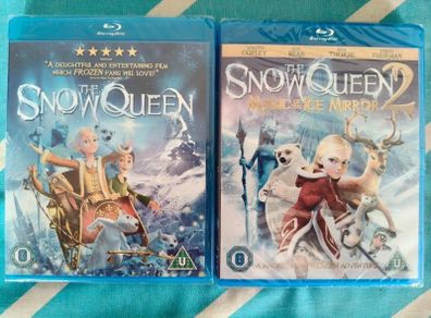 The Snow Queen & The Snow Queen 2 - Magic Of The Ice Mirror (Both Brand New & Sealed) (2 Blu-Rays)