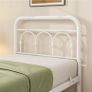 3ft Single Bed Frame with Headboard(90x190cm),Metal Arched Single Size Bed Base Image 7