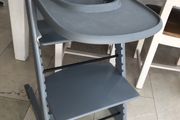 Grey stokke high chair