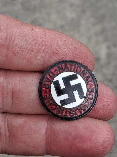 Trio of 1930's Party Pin Badges