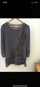 Blush brown/grey stylish top