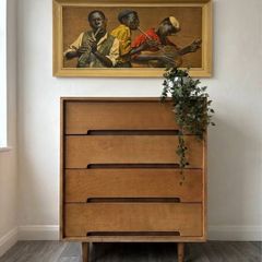 Vintage Retro Mid Century Stag Chest of Drawers