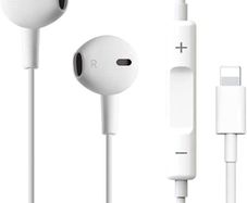 iphone earphones ,in-ear HiFi stereo isolating wired earphones,With volume control and microphone,Noise earphone Cancellation Compatible With iPhone
