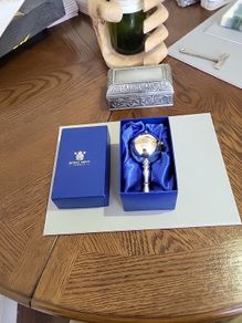 Royal mint babys rattle