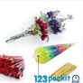 lot of 100 pcs clear sweet cones perfect for candy carts party buffet decoration wedding LOT OF 100 pcs size 25 cm x 13 cm Image 2