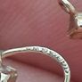 9k Gold hooped Earrings(1.9 grams) Image 4