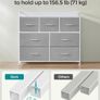 Industrial design with 7 drawers (Dove grey cloud white FREE P&P Image 5