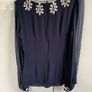 French connection beaded silk top, size UK8 Image 2