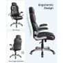 Executive chair Office chair, ergonomic swivel chair, with folding armrests, nylon star base Image 3
